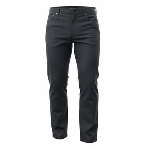 Grand Slam Pro Tour Mens Golf Pants Black 36x29 Performance Stretch RN 31104